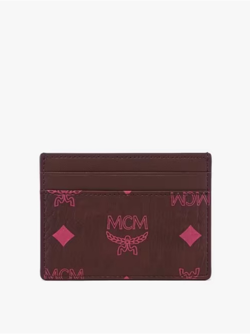 MCM Aren Card Case In Visetos